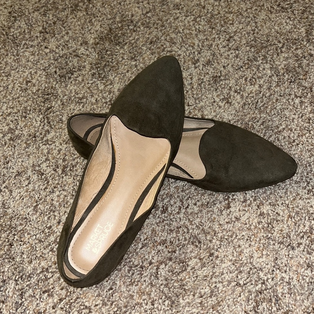 Olive Loafers